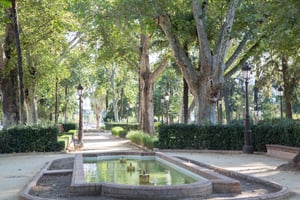Cristina Gardens Park, Seville; Spain