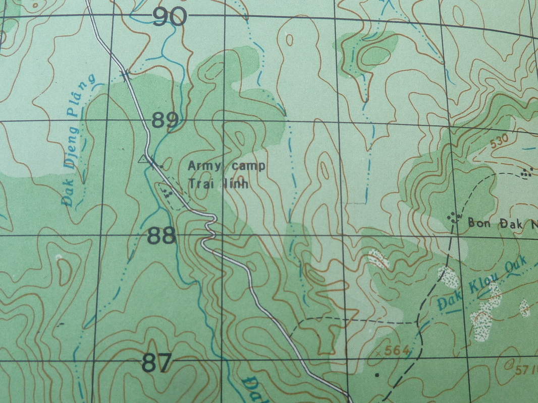 Vietnam War Map 1967 MADAGUI LAM DONG Province 6531 - IV L7014 By A.M.S