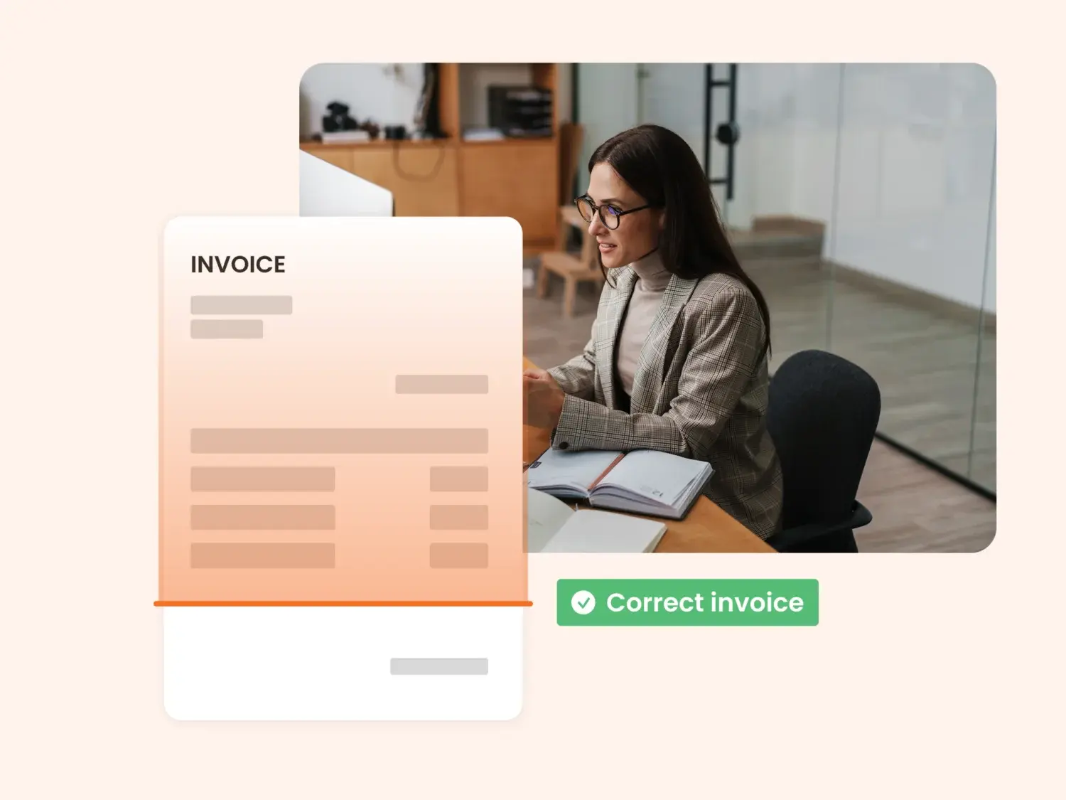 N2F automatic control of a supplier invoice