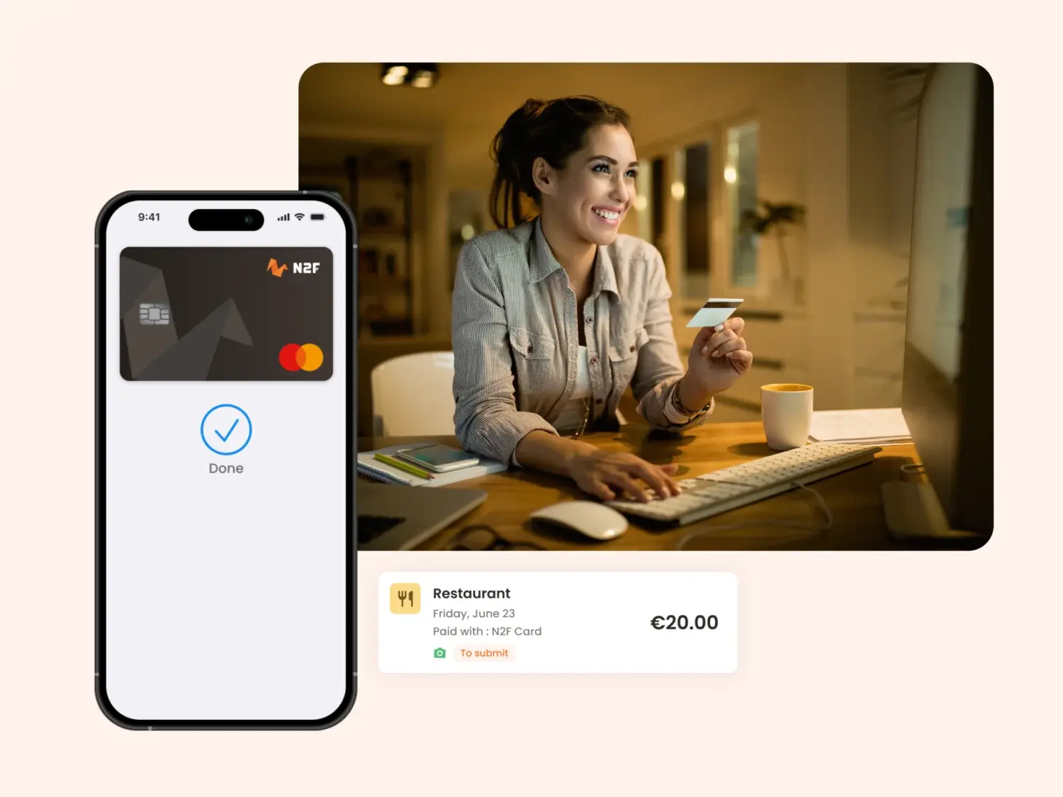 N2F matching a card transaction with its expense