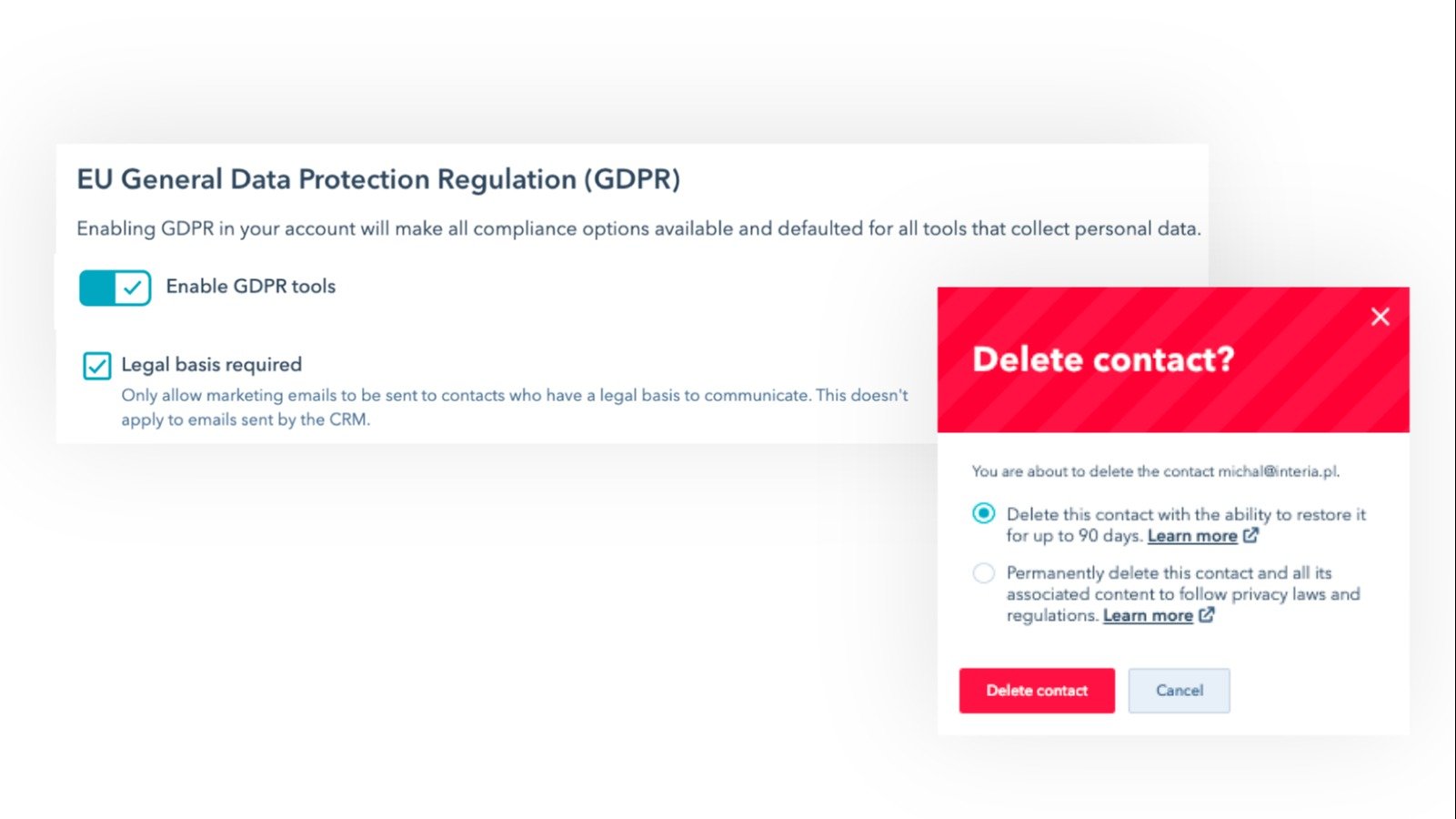 GDPR compliance