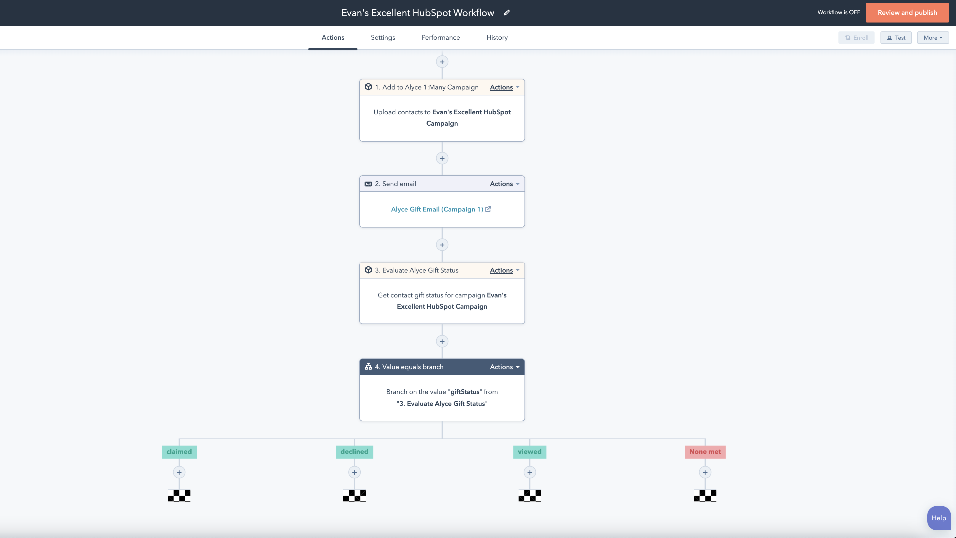 AUTOMATE YOUR 1:MANY GIFTING